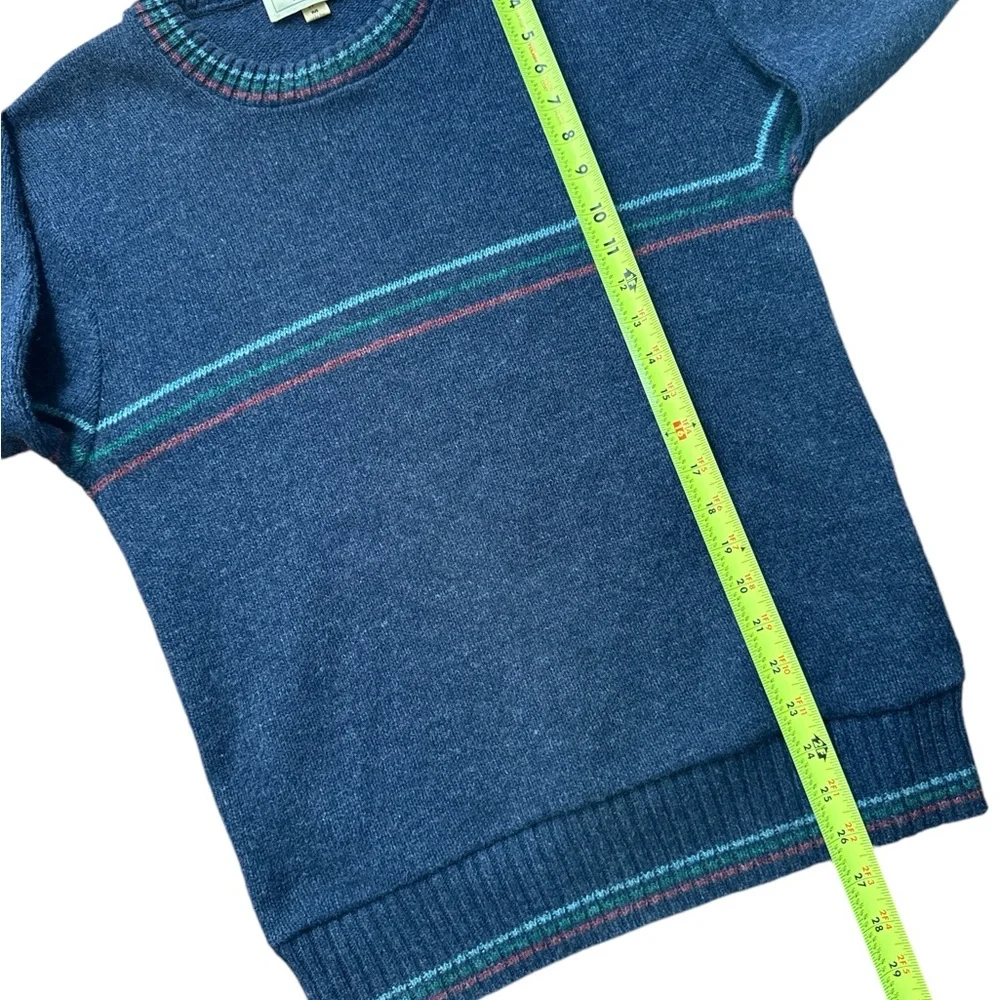 Vintage Furnace Creek Sweater Blue Striped Crew Neck Men’s Size Medium 38/40‎